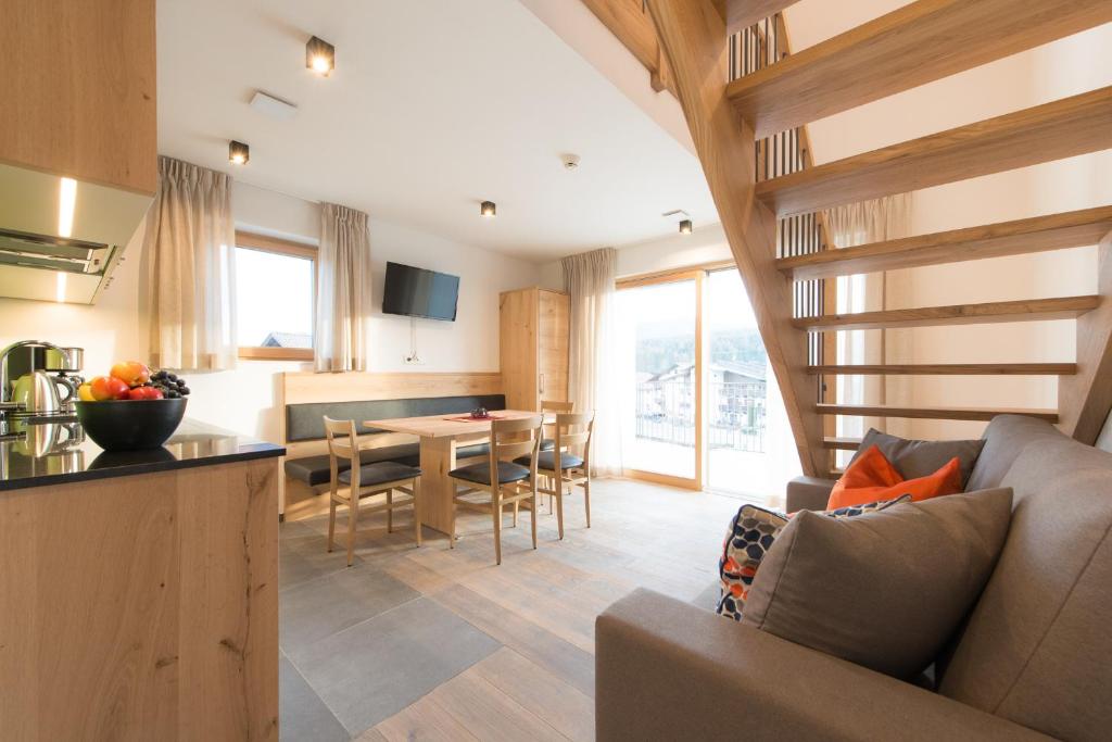 Kuchyň nebo kuchyňský kout v ubytování Residence Pitzinger