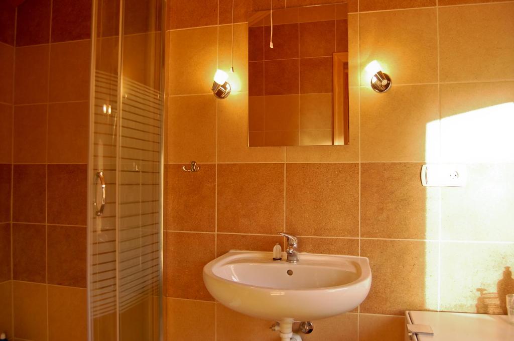 Kúpeľňa v ubytovaní Dom nad potokiem