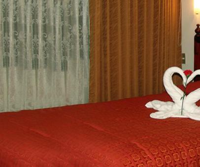 Postel nebo postele na pokoji v ubytování Hotel Inkayra