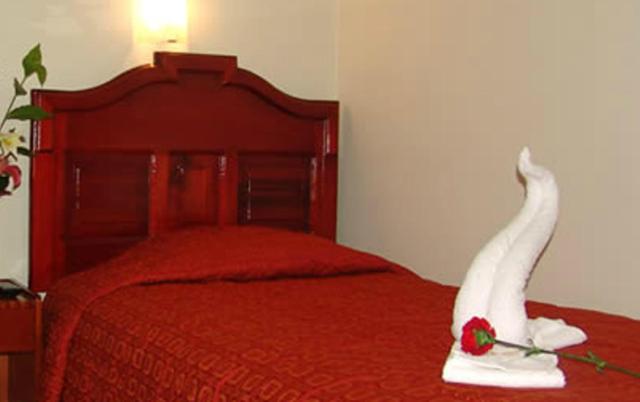 Postel nebo postele na pokoji v ubytování Hotel Inkayra