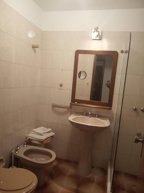 Koupelna v ubytování Wiener Haus Hotel