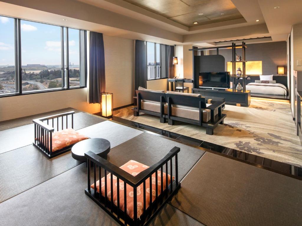 Posezení v ubytování HOTEL MYSTAYS PREMIER Narita