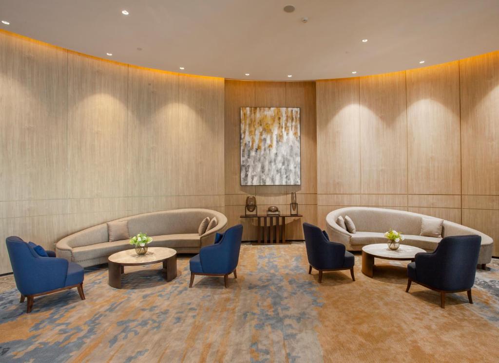 Posezení v ubytování Nanan Ao Sheng Yi Hao Hotel