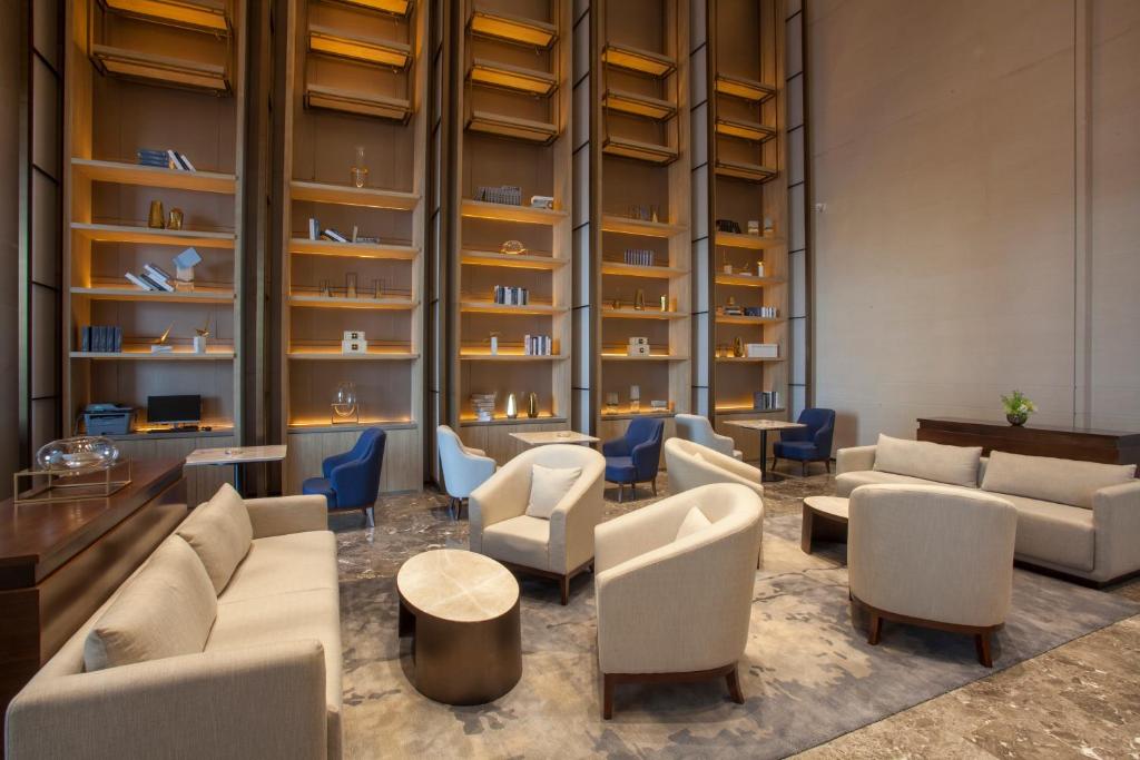Posezení v ubytování Nanan Ao Sheng Yi Hao Hotel