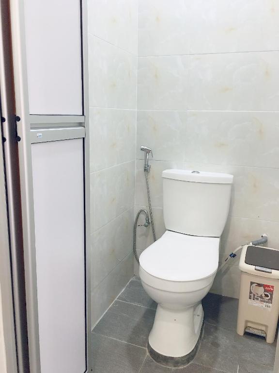 Koupelna v ubytování Carlsun Hotel