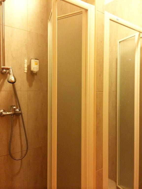 Koupelna v ubytování Europa Hostel Portorož