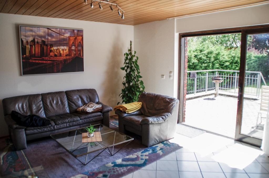 Posezení v ubytování Lippetaler Gästehaus