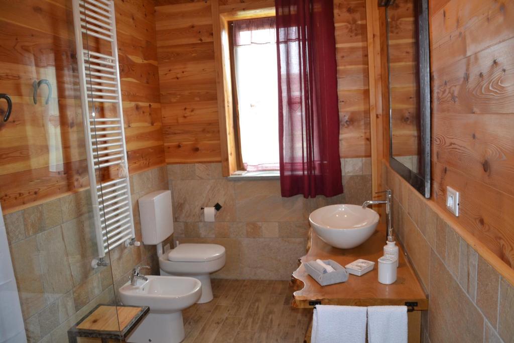 Koupelna v ubytování B&B L'albero e le stelle