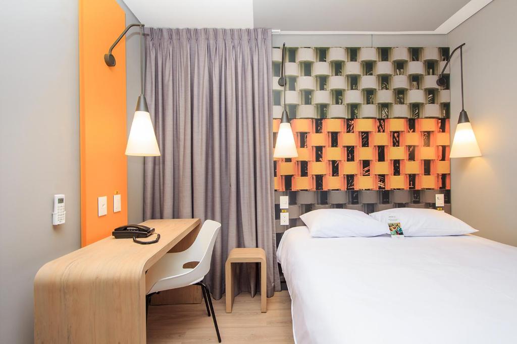 Letto o letti in una camera di ibis Cucuta