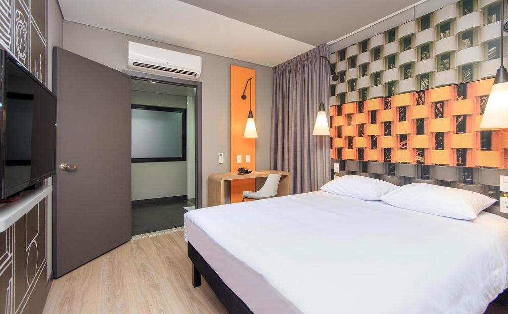 Letto o letti in una camera di ibis Cucuta