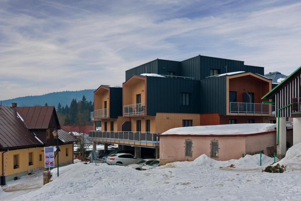 Budova, kde se apartmán nachází