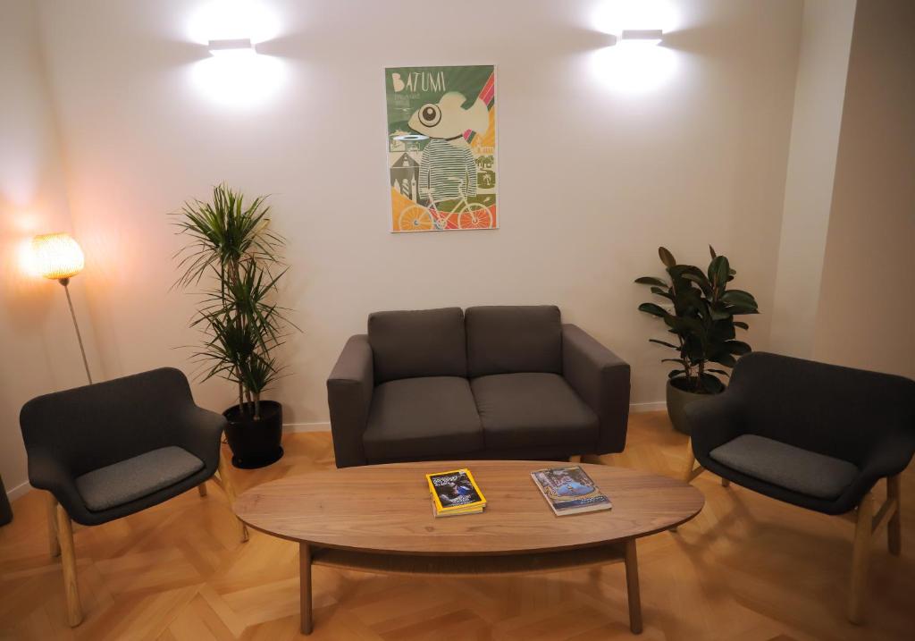 Posezení v ubytování HOTEL SABU