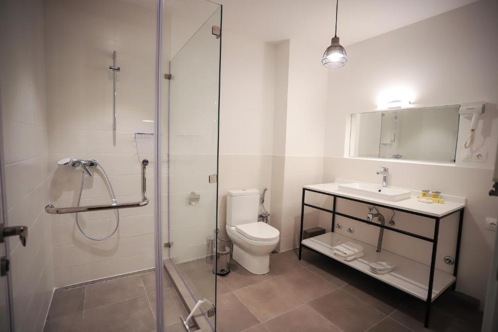Koupelna v ubytování HOTEL SABU