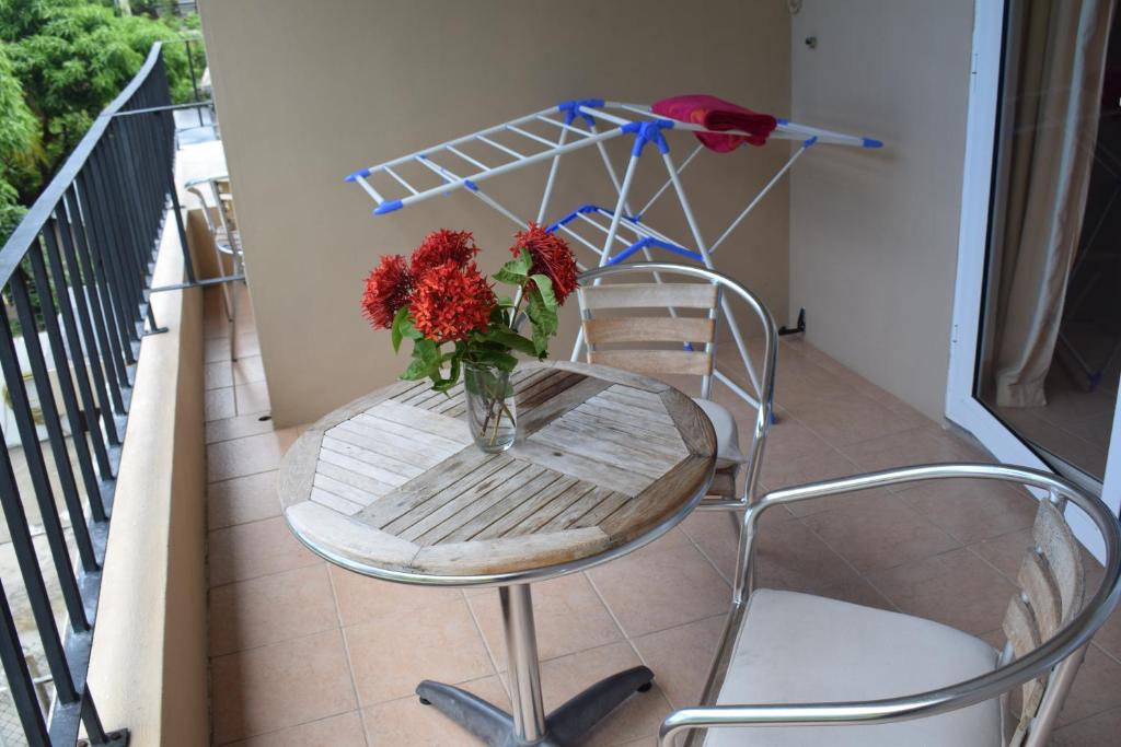 Balkón nebo terasa v ubytování Seaview Kite Studio - La Gaulette