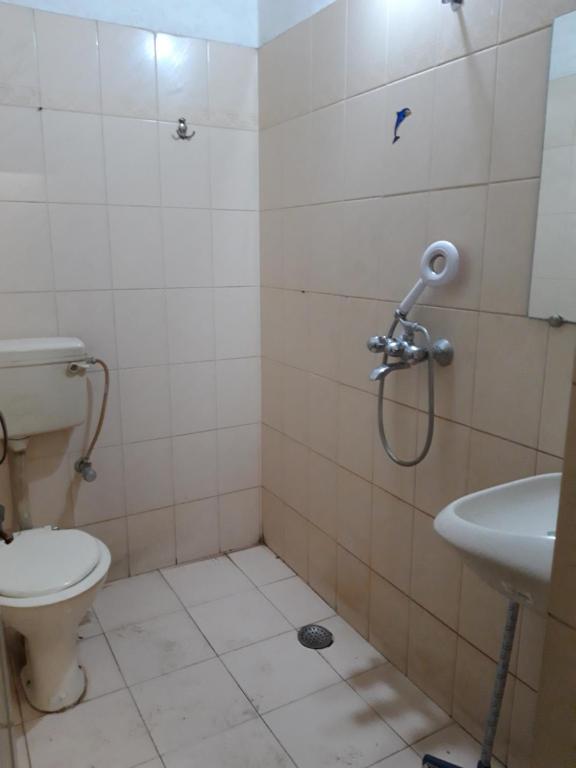 Koupelna v ubytování Ganga Fuji Home