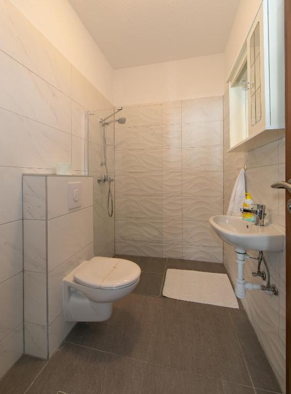 Kúpeľňa v ubytovaní Villa Orada