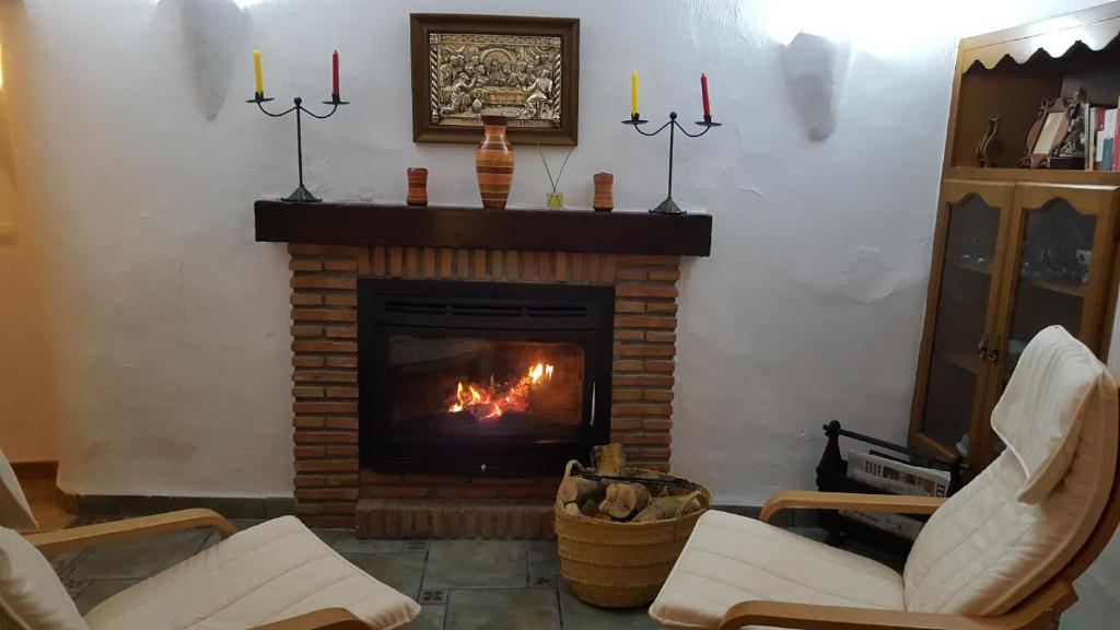 Część wypoczynkowa w obiekcie Alojamiento Rural, Cueva de la Abuela