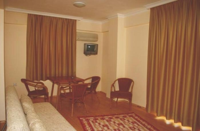 Posezení v ubytování Zeytin Apart Hotel