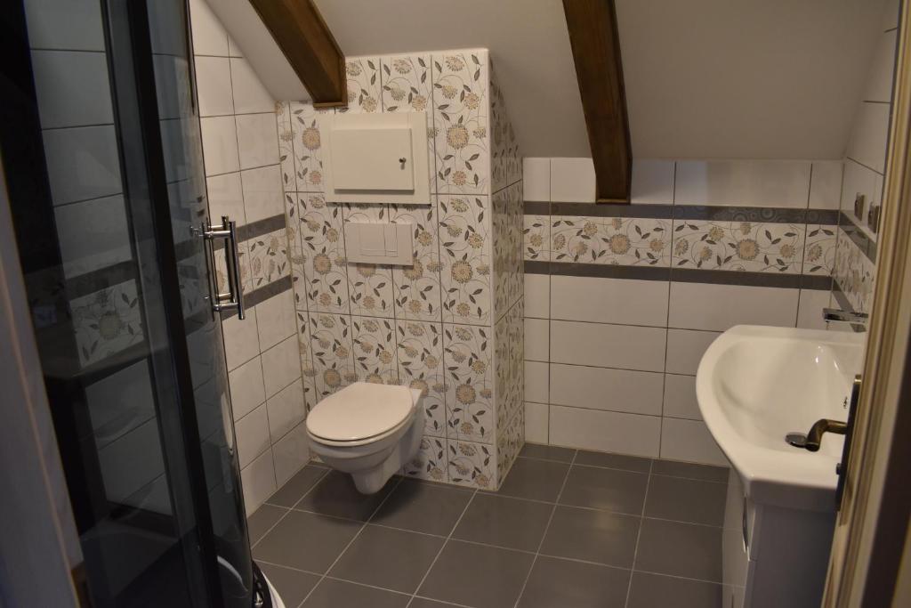 Koupelna v ubytování Apartmán Barborka 05
