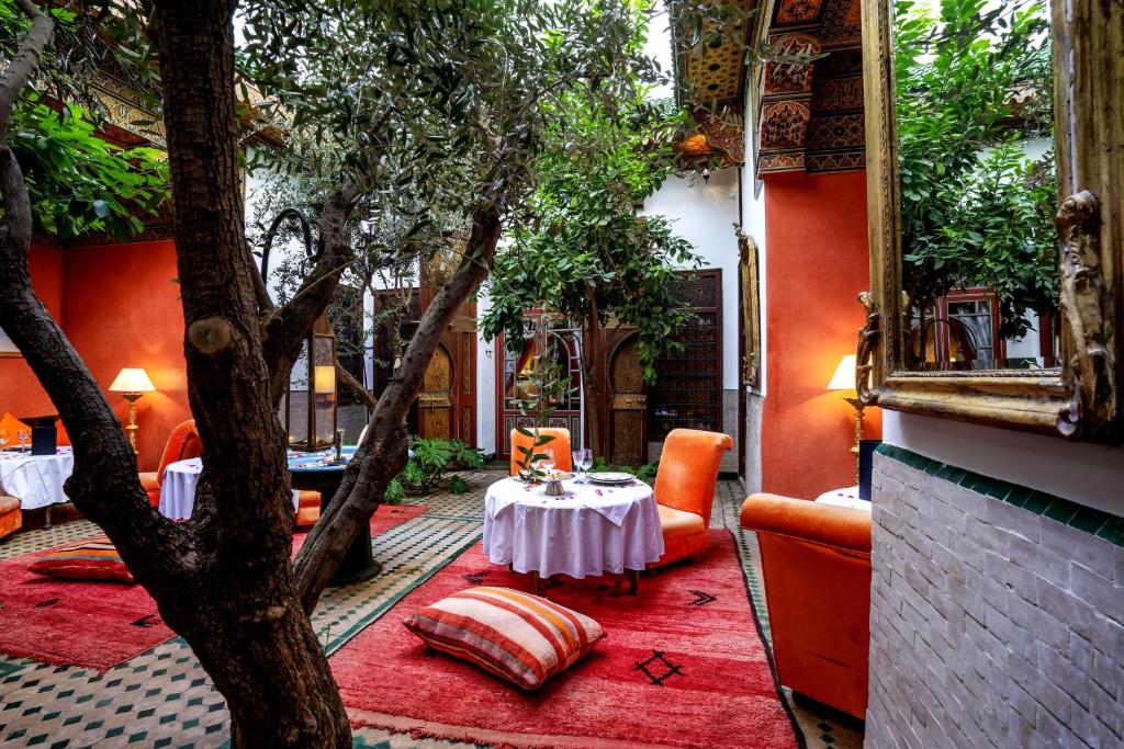 Zahrada ubytování Riad Ayadina & SPA