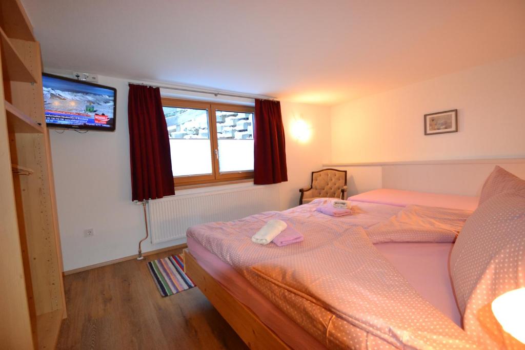 Postel nebo postele na pokoji v ubytování Ferienhaus Rieder
