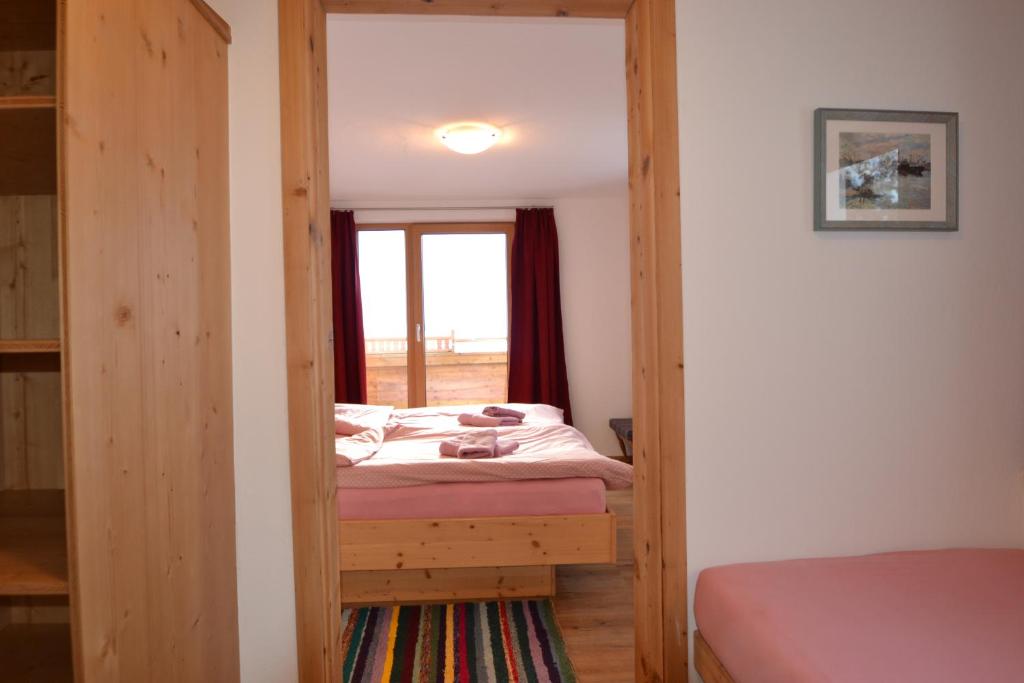 Postel nebo postele na pokoji v ubytování Ferienhaus Rieder