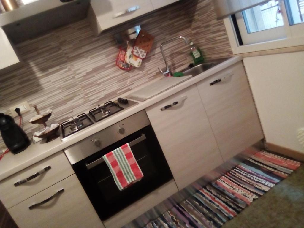 Kuchyň nebo kuchyňský kout v ubytování Officina Urban Sleep