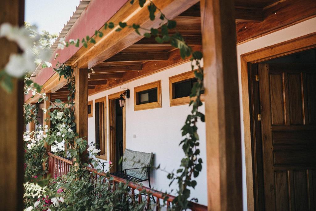 Balkón nebo terasa v ubytování Hotel Javy