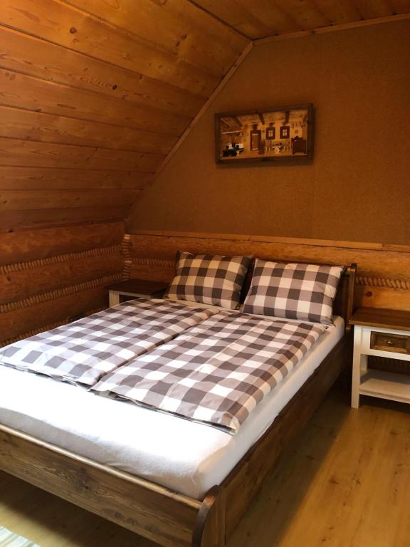 Posteľ alebo postele v izbe v ubytovaní Dom w Karkonoszach