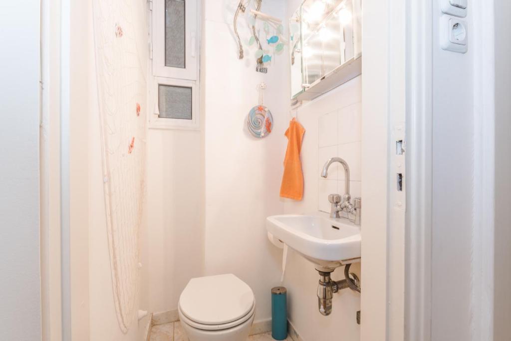 Koupelna v ubytování Petaluda House 3