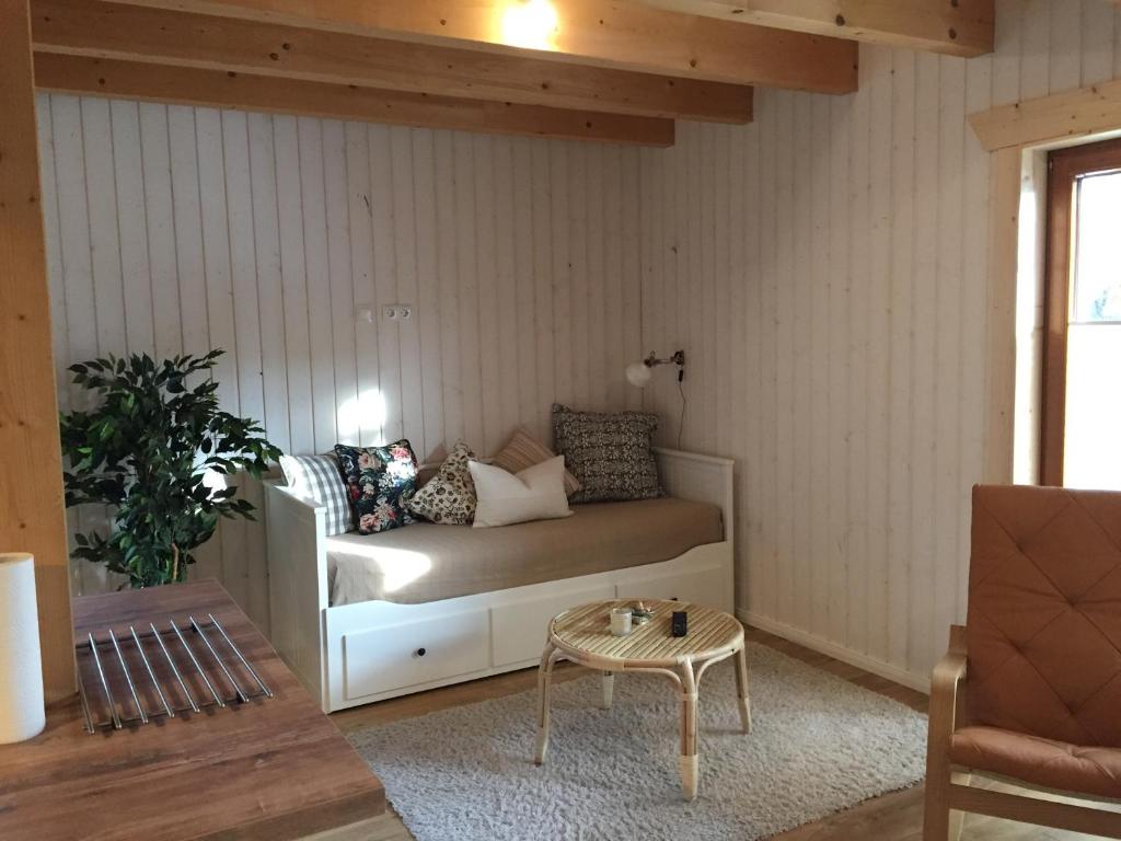 Posezení v ubytování Apartments im Schwedenstil