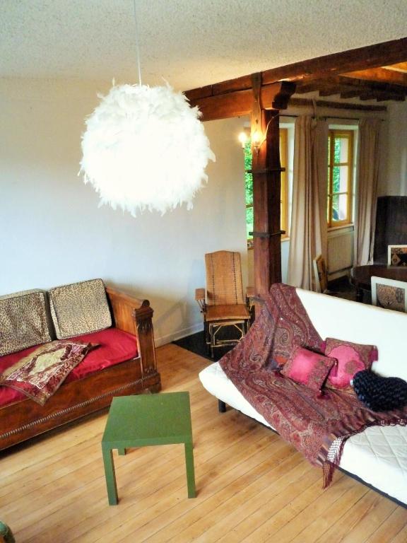 Posezení v ubytování Gîte "Cadichon"