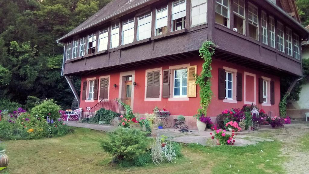 Zahrada ubytování Gîte "Cadichon"