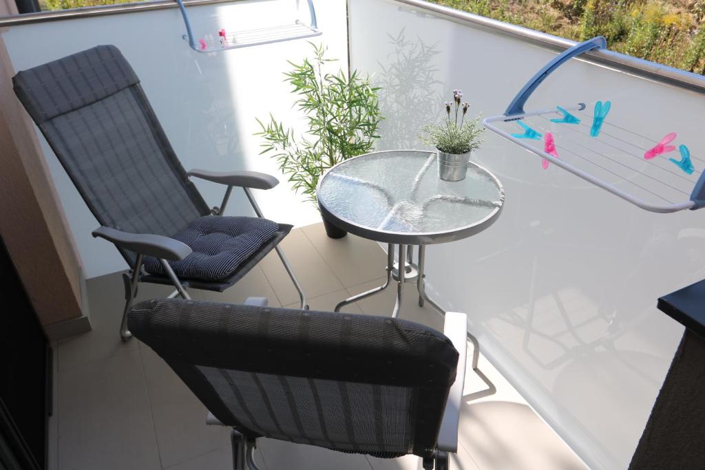 Posezení v ubytování Apartmán Aqua Podhájska