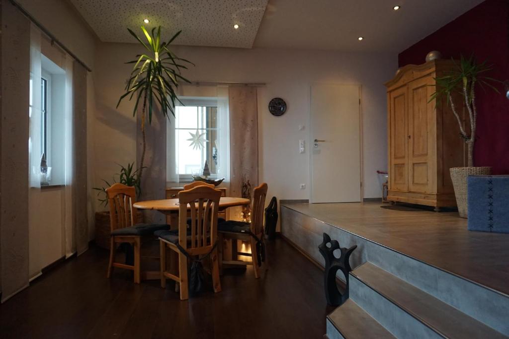 Posezení v ubytování Ferienwohnung Bergblick