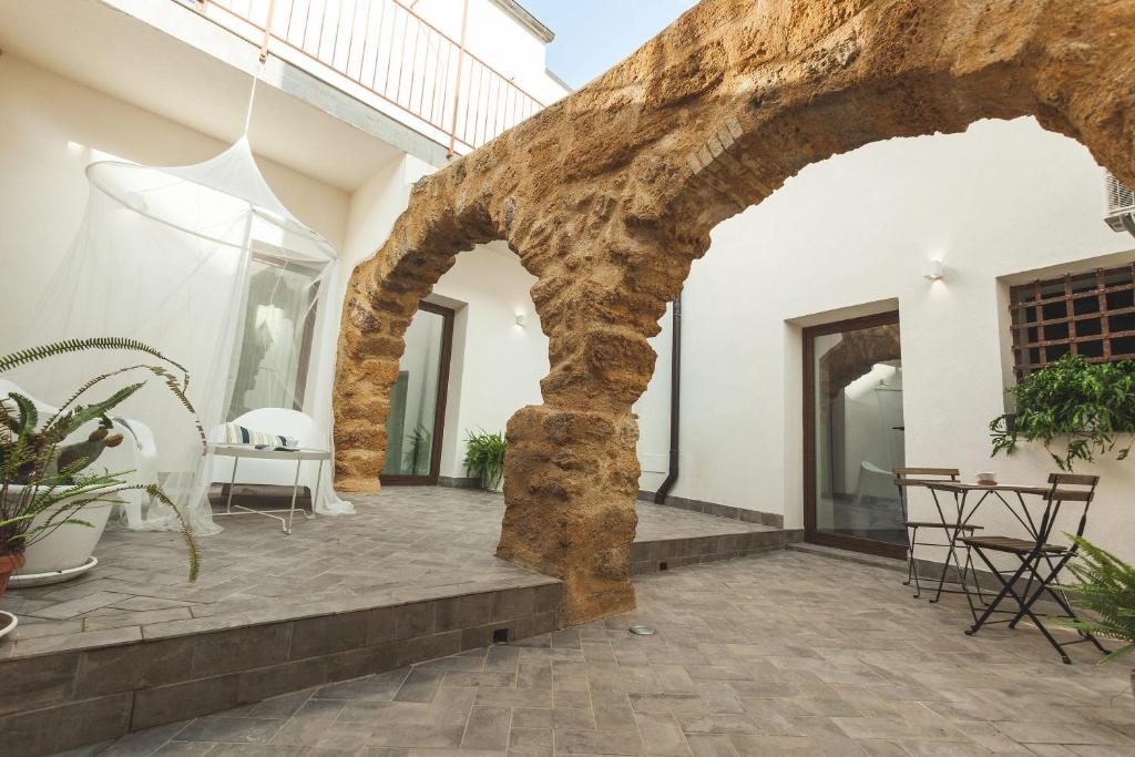 Patio nebo venkovní prostory v ubytování Cortile Baronello
