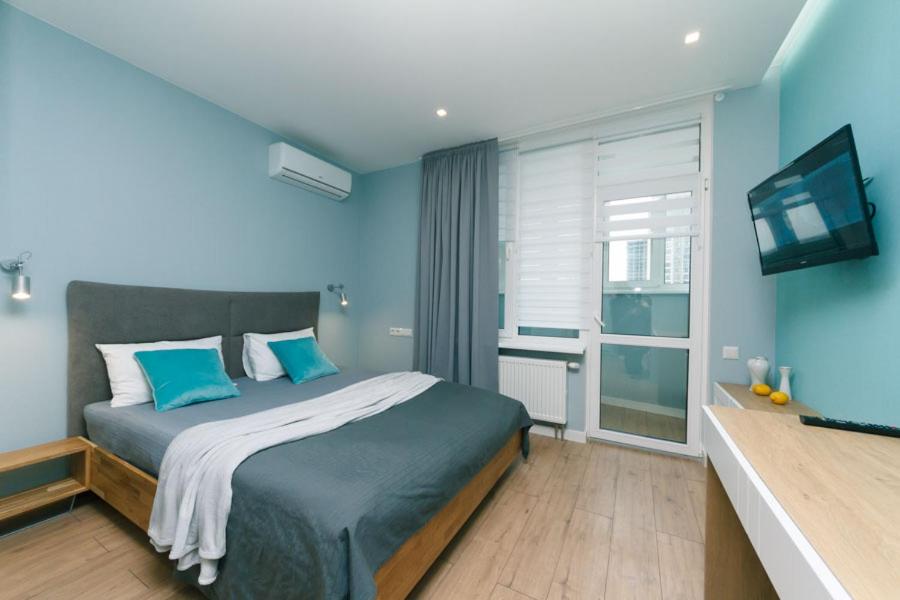 Happy apartment, warmth, comfort, turquoise - Appartement Met één Slaapkamer