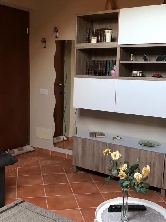 A kitchen or kitchenette at Mansarda Margherita