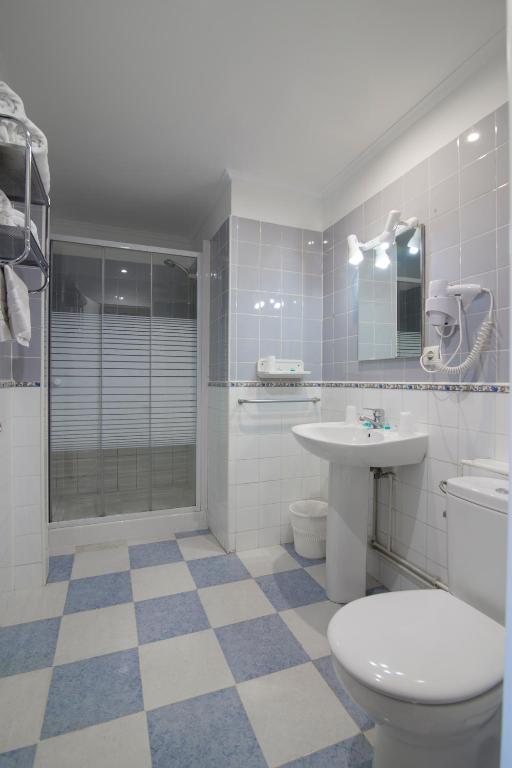 Koupelna v ubytování Hotel San Blas