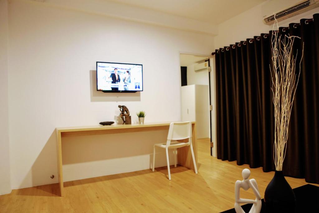 TV a/nebo společenská místnost v ubytování The Resto