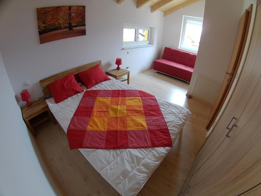 Posteľ alebo postele v izbe v ubytovaní Chalet Underhill