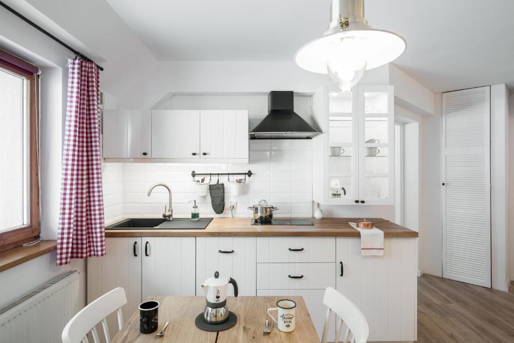 Kuchyňa alebo kuchynka v ubytovaní ZAKOHOME- Apartament Skocznia