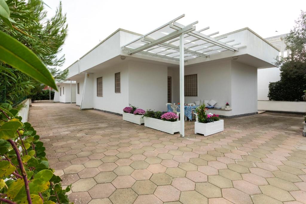 Zahrada ubytování Residence Daniela