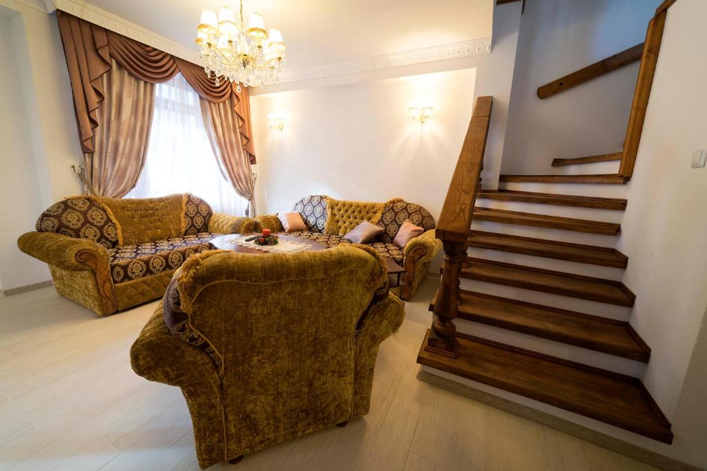 Posezení v ubytování Ikonomov House
