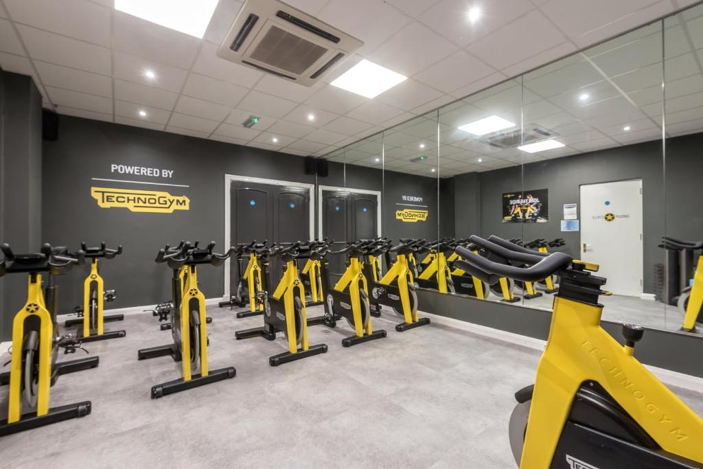Fitness centrum a/nebo fitness zařízení v ubytování Coppid Beech