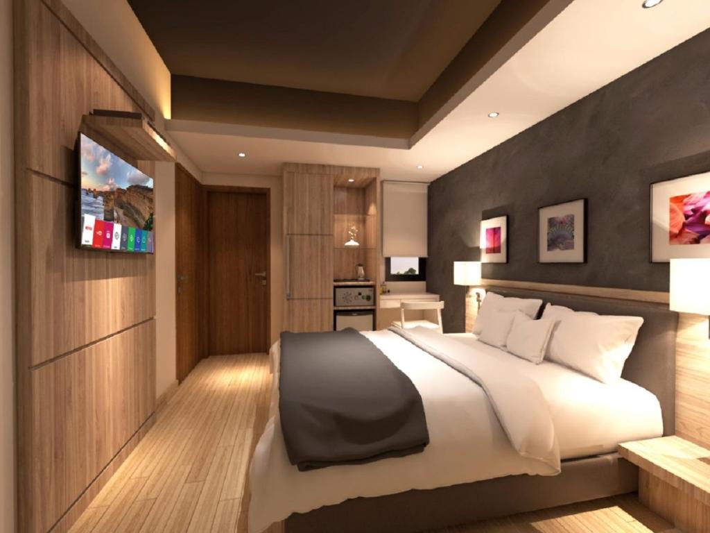 TV a/nebo společenská místnost v ubytování Grand Hallmark Hotel - Johor Bahru