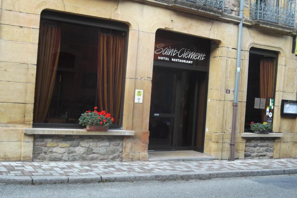 Exteriér nebo vchod ubytování Hôtel Restaurant Le Saint Clément