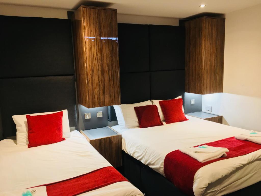 Postel nebo postele na pokoji v ubytování Hotel Express Newcastle Gateshead