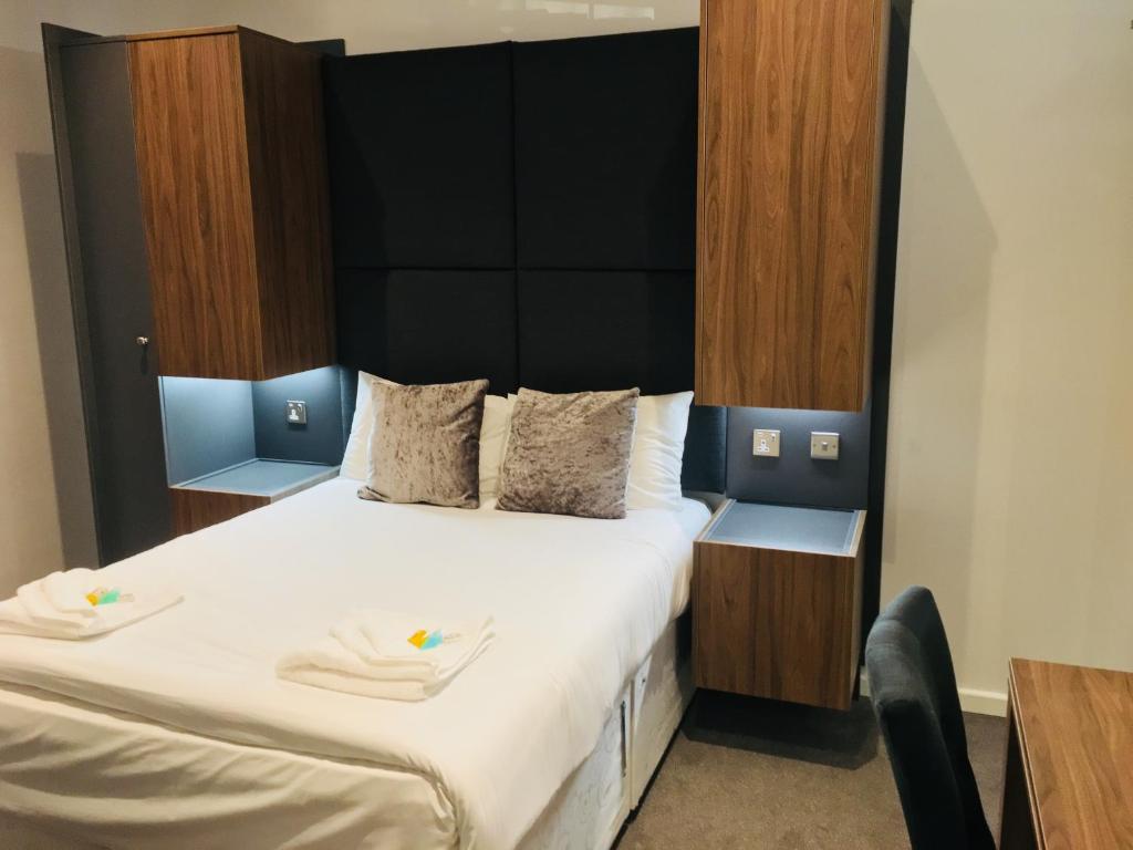 Postel nebo postele na pokoji v ubytování Hotel Express Newcastle Gateshead