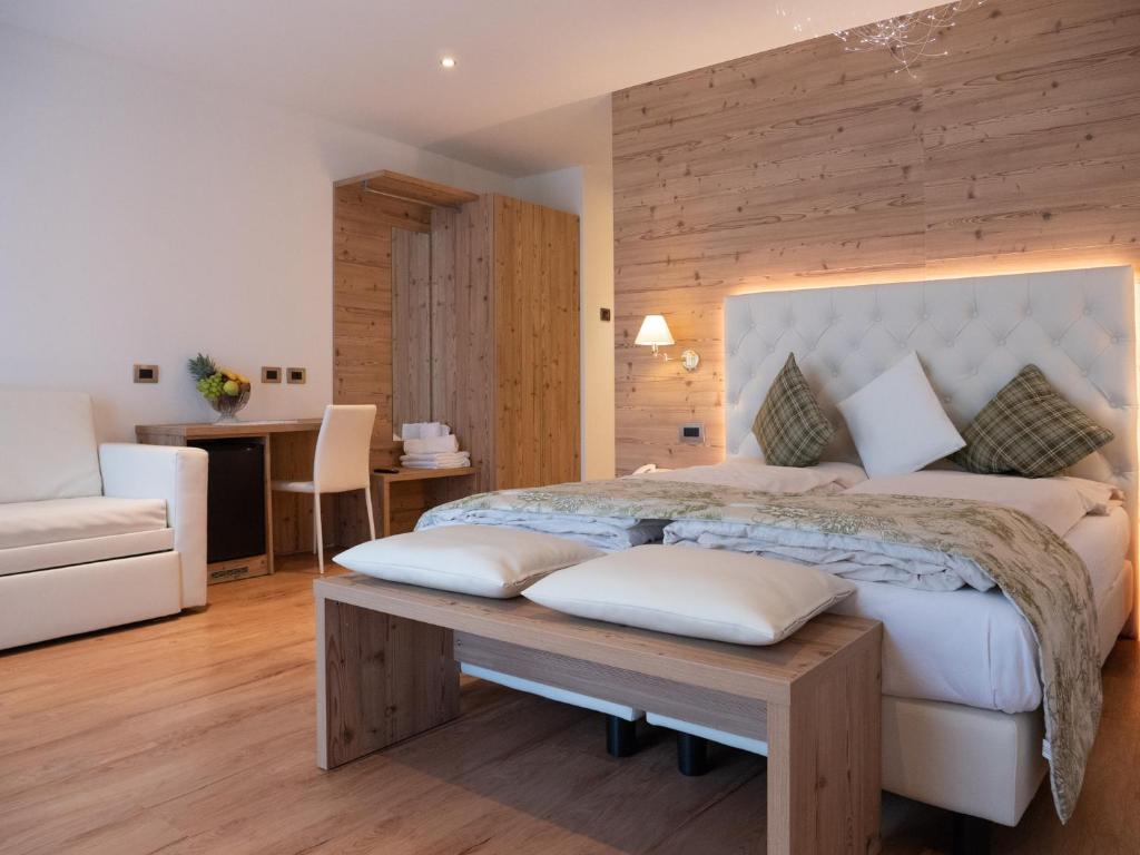 Postel nebo postele na pokoji v ubytování Hotel Almazzago
